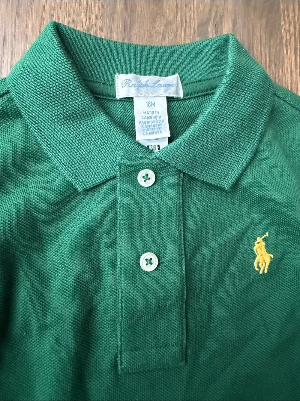 Ralph Lauren Boys Long-Sleeve Polo Duo in Green & Royal Blue